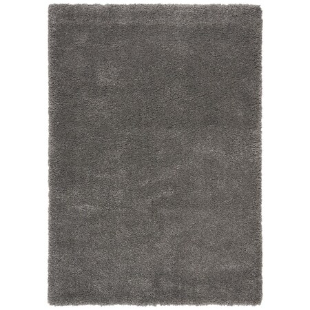 Safavieh 5 ft. 3 in. x 7 ft. 6 in. Royal Shag 100 Rectangle Power-Loomed Rug Dark Gray RYG115I-5